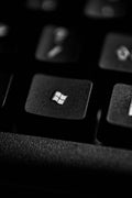 Primer plano de teclado numérico
