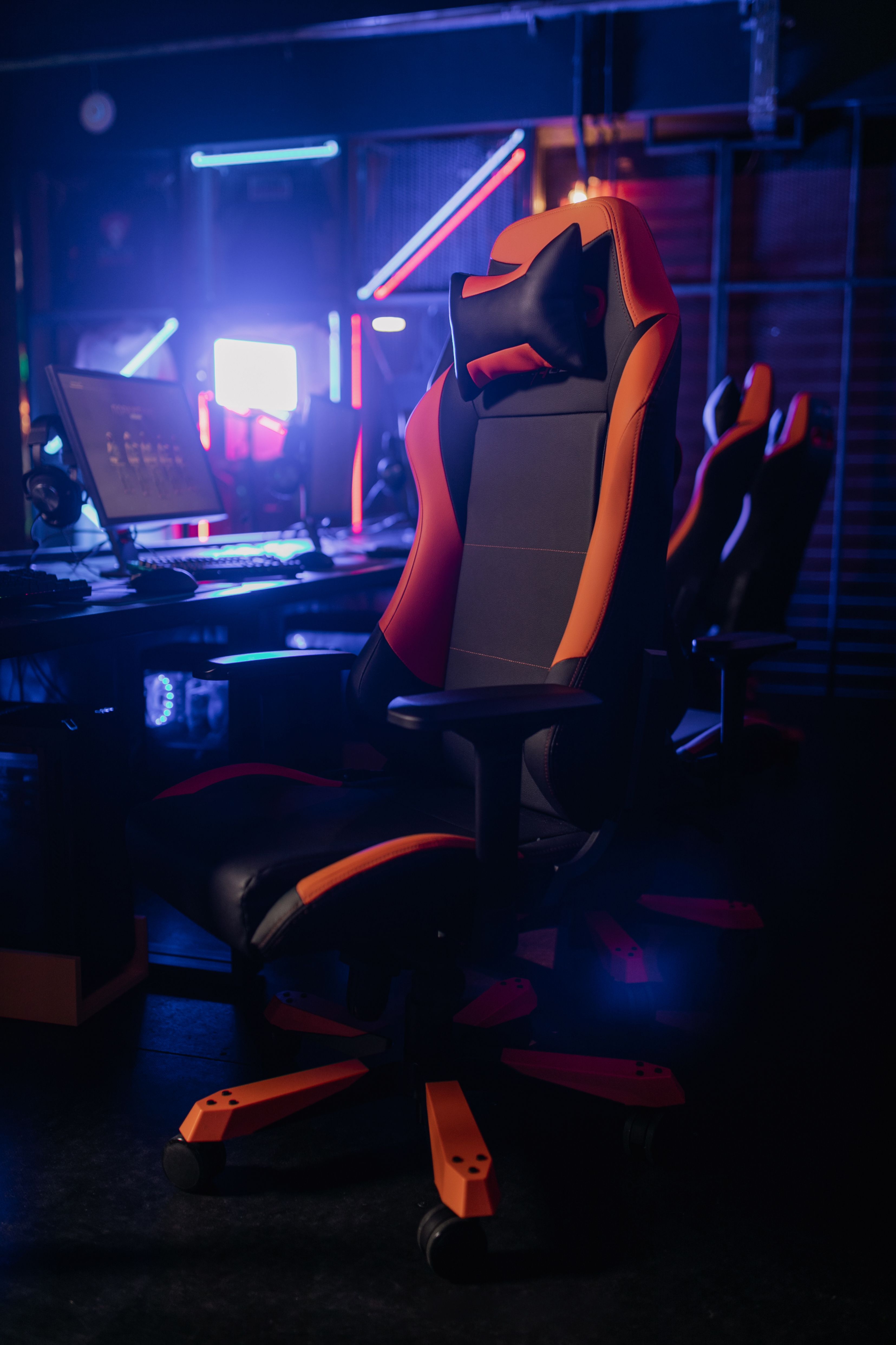 Silla Gaming RGB con reposabrazos 4D